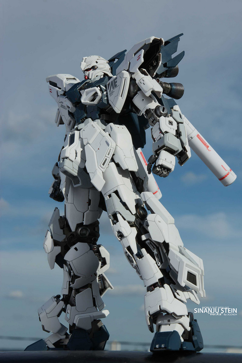 mechaddiction:  GUNDAM GUY: MG 1/100 Sinanju Stein - Customized Build #mecha –