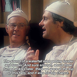 POTTER: I Was Transferred Here Seven Days Ago. Seems Like I've Been Operating For Eight. HAWK: And This