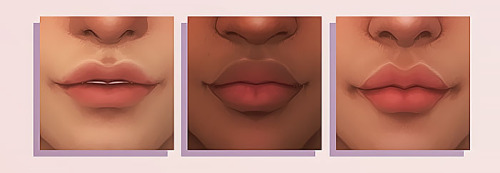 Work-in-progress: Lip presets, lip overlays & mouth corners