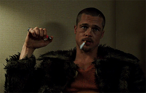 geminiscene:  brad pitt in fight club (1999)
