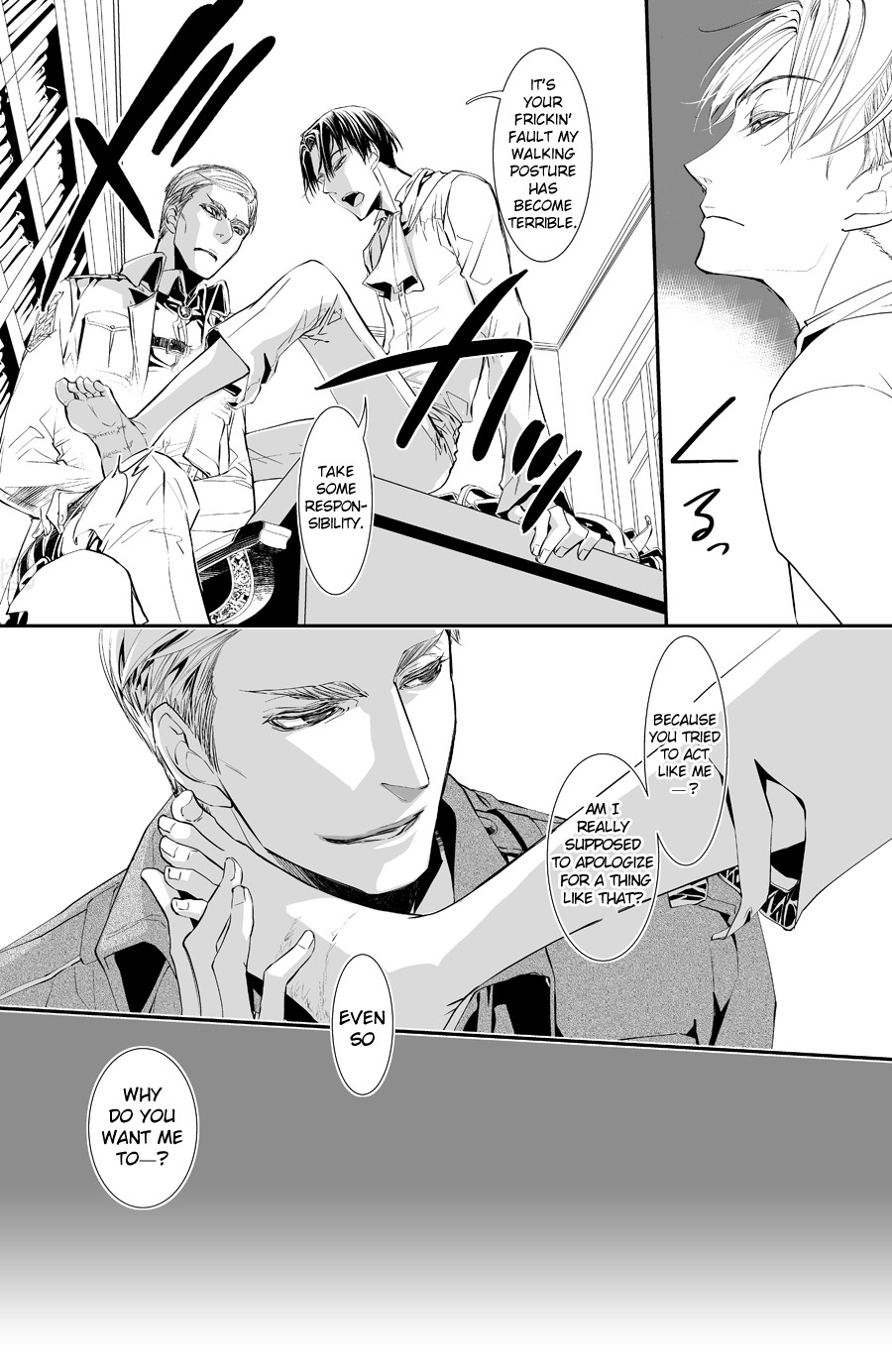 desperate-translations:  Title: 足戯 Artist: senken Translator: kichiru Typesetter: fenwarg