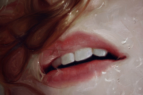 navisis:  Warholian Bait Detail - Alyssa Monks - Contemporary Oil Artist Interview and Studio Visit, 2010 | Website 