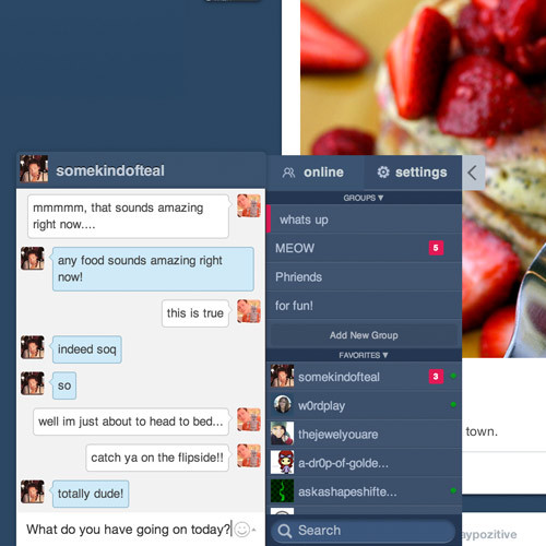 Chat me on Babblr! Tumblr finally has instant chat! You won&rsquo;t believe how