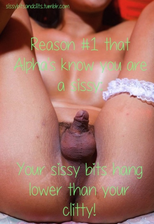 XXX sissybitsandclits:  With a clit that sized, photo