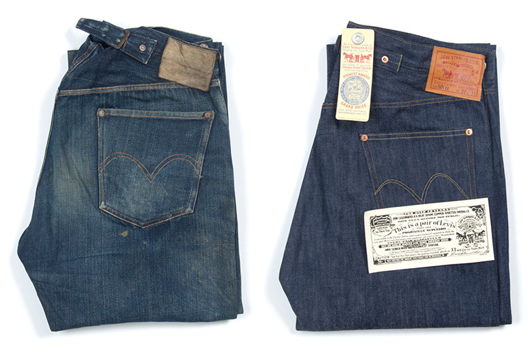 The Denim Foundry — Levis 1915 501 Reproduction. Cone Mills, Plain...