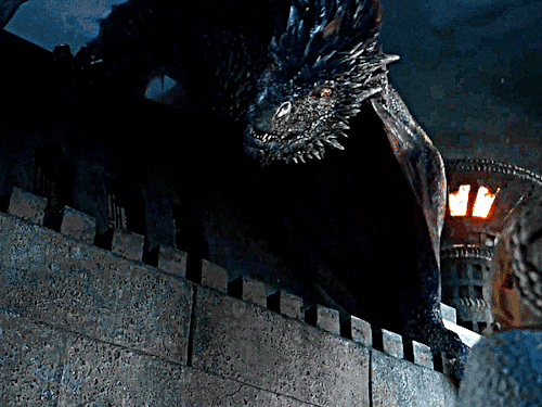 DAENERYS TARGARYEN And DROGON Game Of Thrones (2011-2019) 5.02