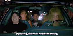 majorleagve:  brionnamorrissey:  If you’re in the car with me and you don’t do this I can’t trust you.  this is literally what happens every time bohemian rhapsody comes on around my friends 