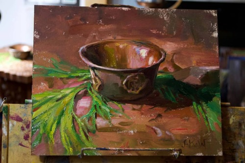 Day 19 #stradaeasel challenge  Revisiting my friend the metal cup again! This time working with subt