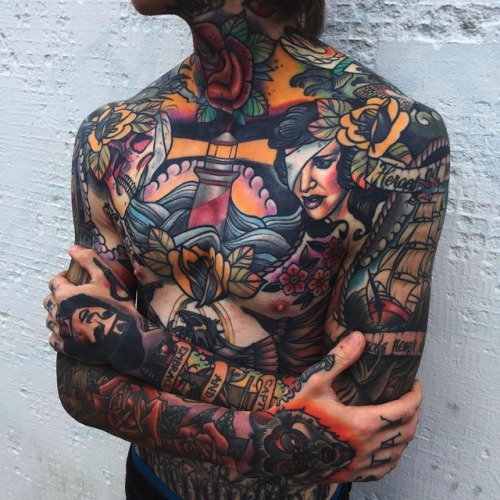 shimmiyaa: 1337tattoos:  Mike Stockings  s h i m m i Y a a ✖
