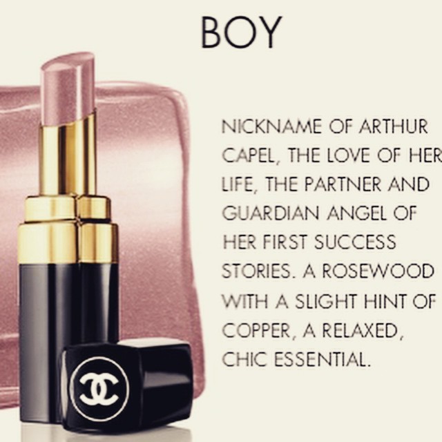 chanelofficial Coco rouge lipstick shine in Boy