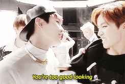 xkookie:one of these boys is not like the others