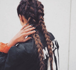 hairstylesbeauty:Great double braids