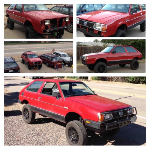 thelandcrab:  k-catch:  thelandcrab:  I bought the Land Crab in 1999 for 踰. At that time it was a front wheel drive automatic that wouldn’t go into 3rd gear. It would be a realistic solution for many people to send a 20 year old economy car with