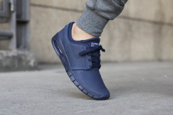 hypedc:  Nike SB Janoski Max Leather ‘Triple-Navy’