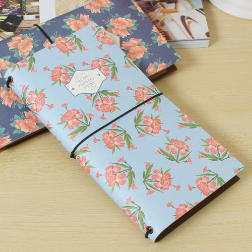 tobious: Floral Pattern Buckle Notebook   ∟  discount code “ Joanna15”