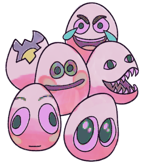 XXX exeggcute:  I kinda regret drawing this one photo