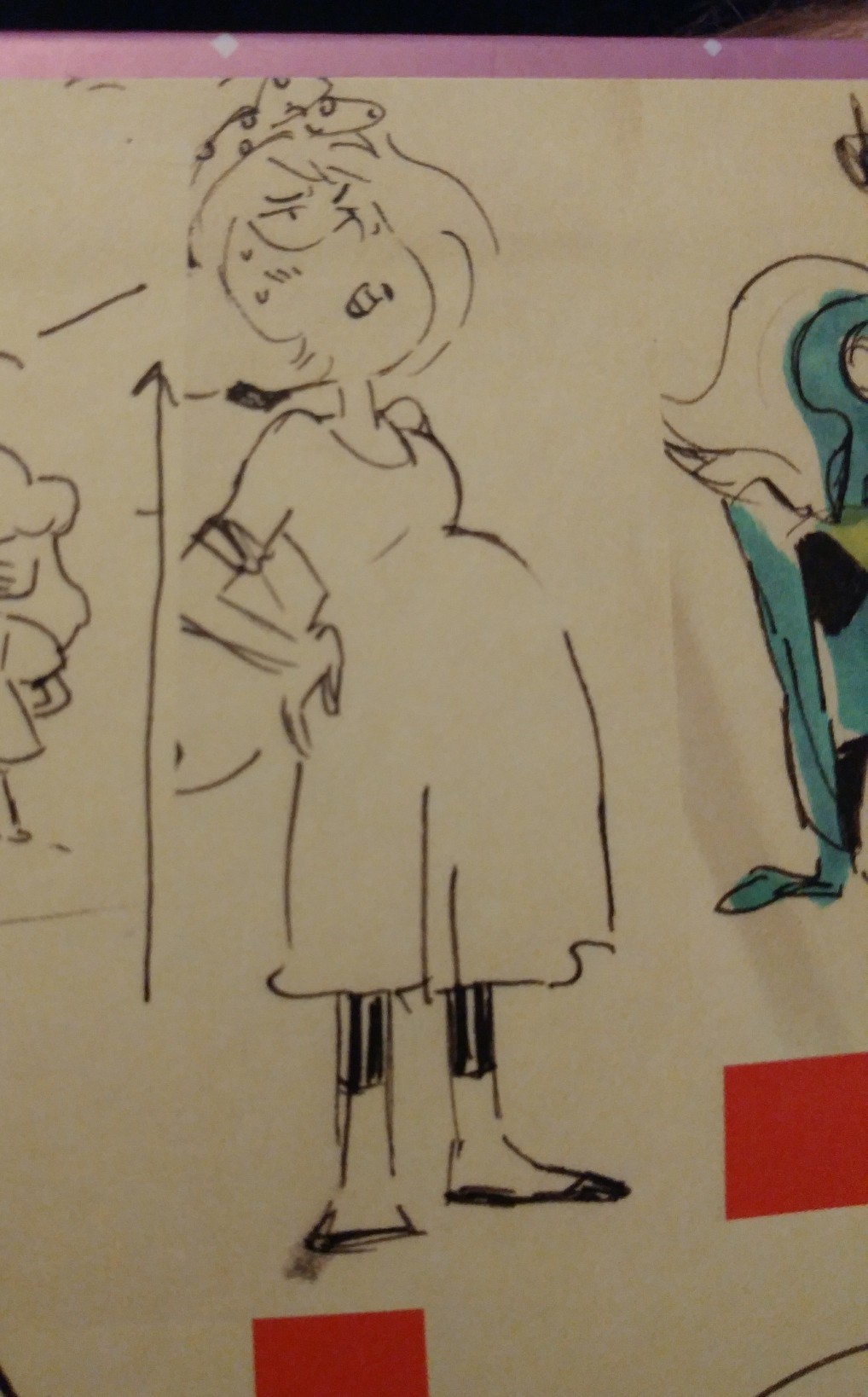 slbtumblng: kappass: Flippin’ through the SU art book and there’s a pregnant