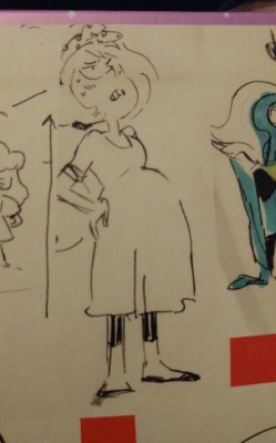 slbtumblng: kappass: Flippin’ through the SU art book and there’s a pregnant Lapis sketch in the back   👀   Meanwhile me:  bro what have you done?! DX&gt;