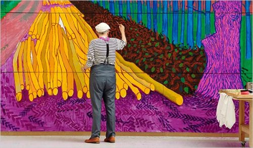 David Hockney, photographed by Jean-Pierre Gonçalves de Lima. (New York Times)