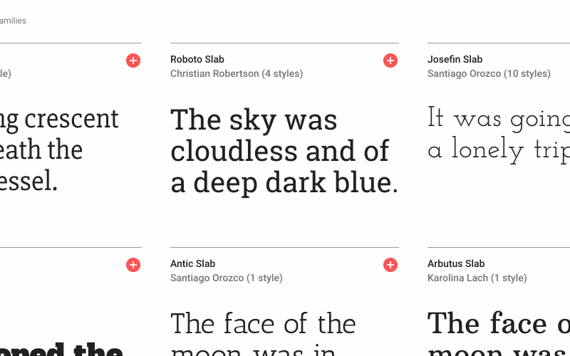 Google Fonts - Different emoticons are shown when no fonts are found.
/via Thomas Park