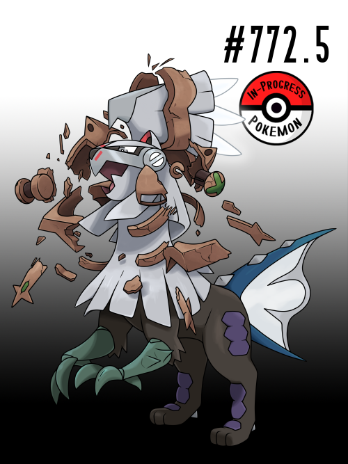 inprogresspokemon: #772.5 - Type: Null are synthetic, chimera-like Pokemon created by Aether Foundat