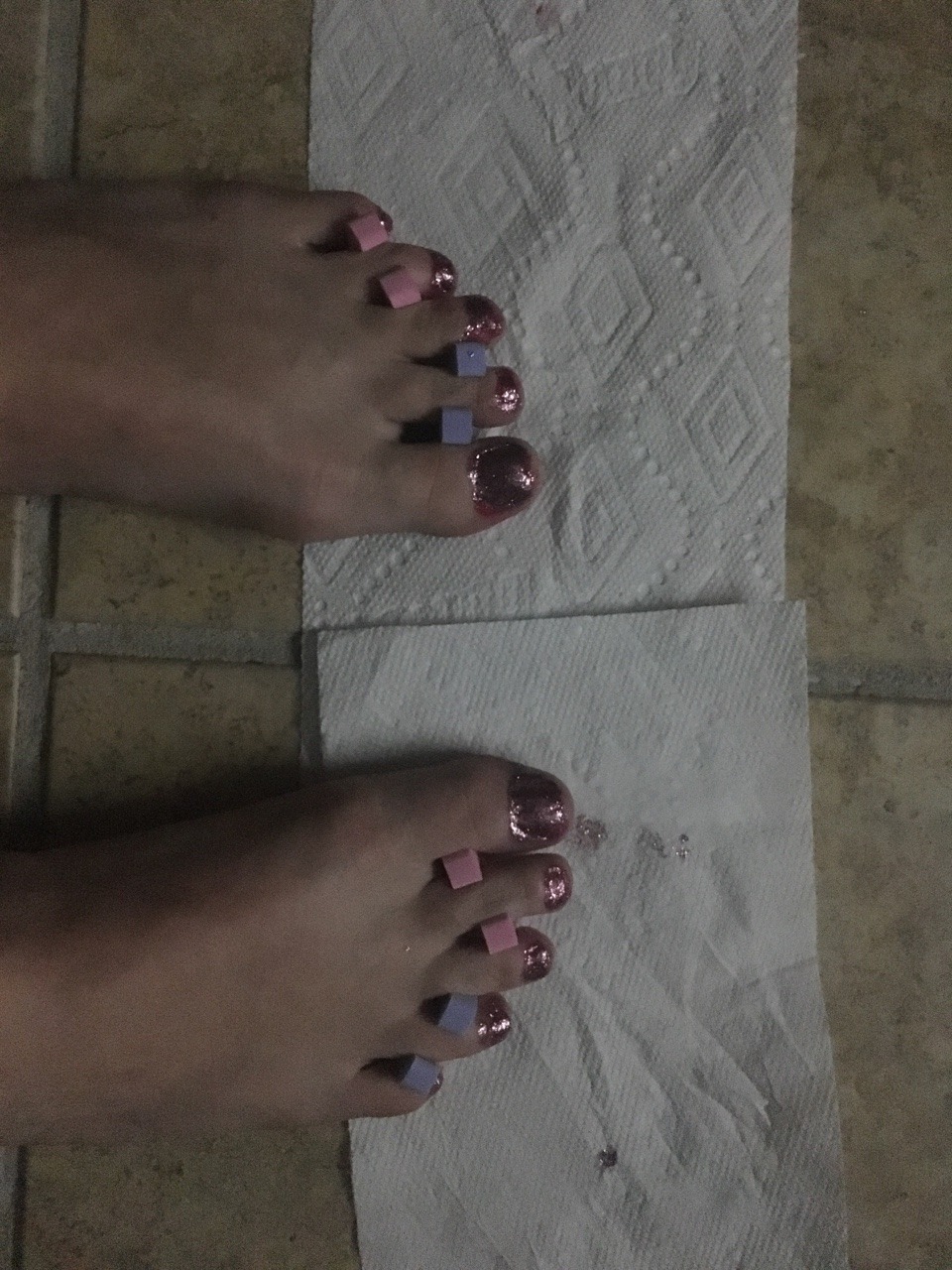 Super glitterrifick.  Lol   I love this  Looks and feels so sissy and submissive