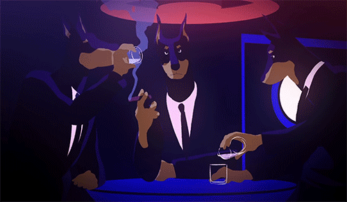bara-godzilla: some cool dogs Caravan Palace — Lone Digger (x) 