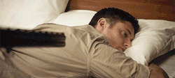 castiel-counts-deans-freckles:  I love how he’s just like ‘great this crap again’ 