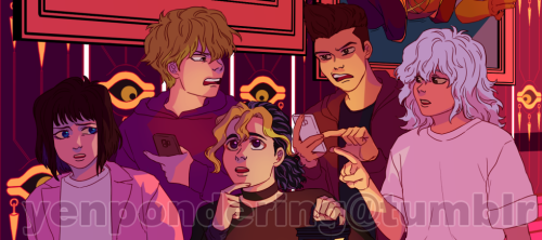 yenpondering:long time no post but here’s a ygo horror zine piece I did last year + a postcard desig
