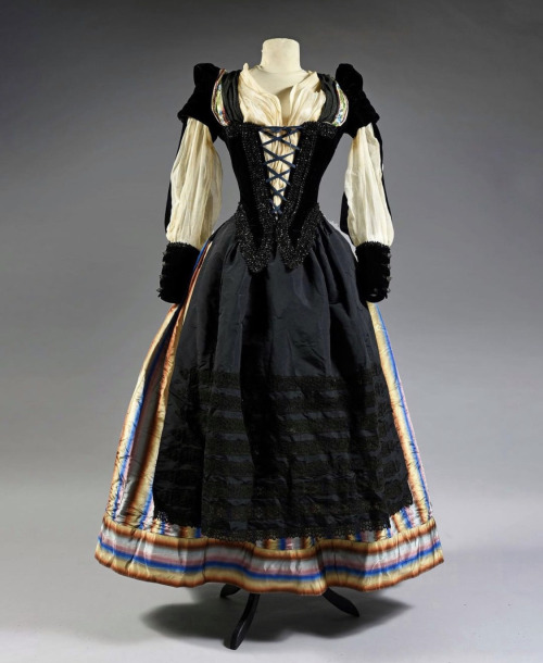 Fancy Dress Inspired By Austrian Folk Costume