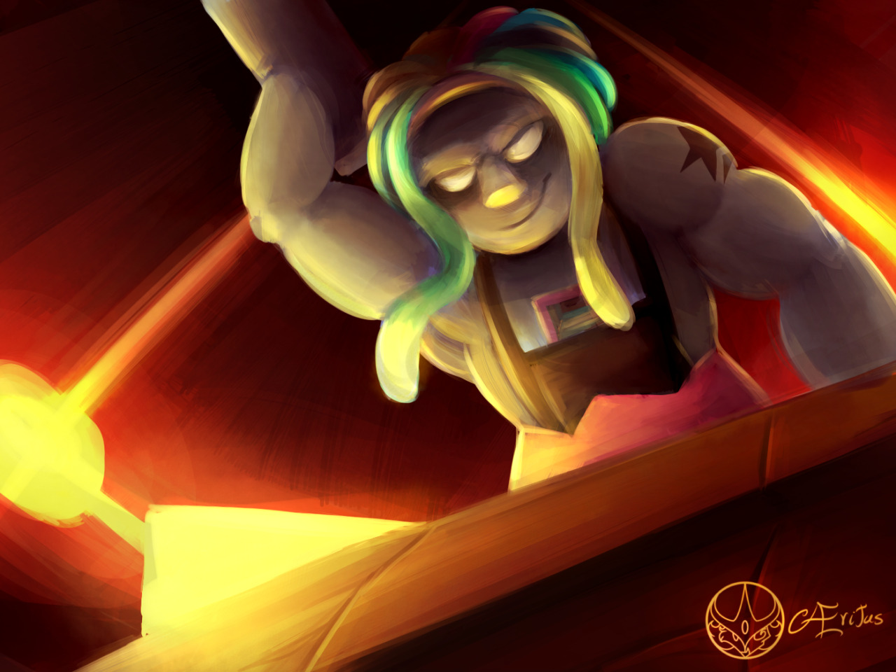 I shall never paint digitally again, it take an exagerated amount of timeaaanyway,