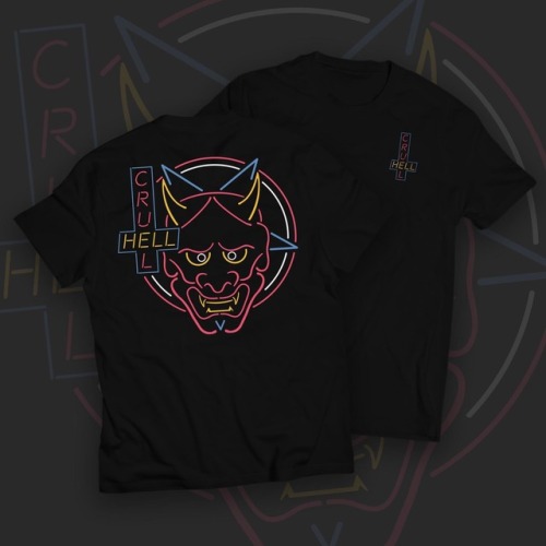 Neon Oni tees are available for preorder now! Begins shipping at the end of March, preorder ends 3/1