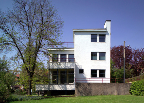 Walter Gropius, Haus Auerbach, W33, 1924. Jena, Germany. One of the rare, actually realized residenc