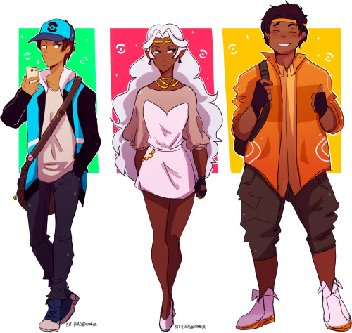 kit-chats:oops i accidentally made them pokemon trainers