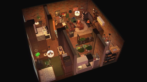 notmusa:i made donny &amp; ians apartment in ACNH lol