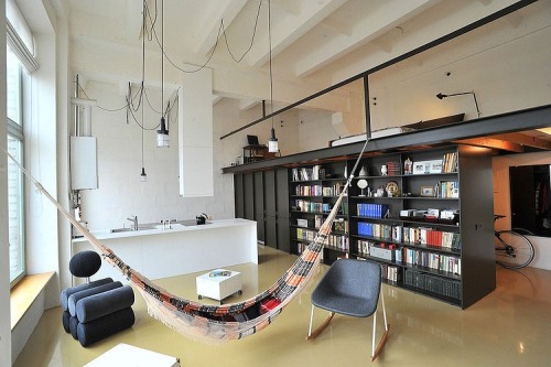 Loft Apartment by Inblum.(via Loft Apartment by Inblum | Home Adore)