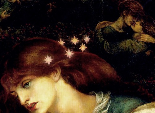 The Blessed Damozel (detail) Dante Gabriel Rossetti.