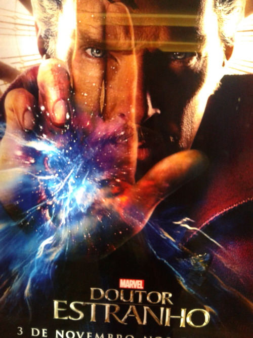 Doctor Strange Movie Posters In Brazil! Wow! That Was Fast! I Loved The Silver Frame!