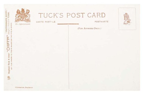 Raphael Tuck & Sons were the first who sold postcards big style, taking part in the Postcard Boo