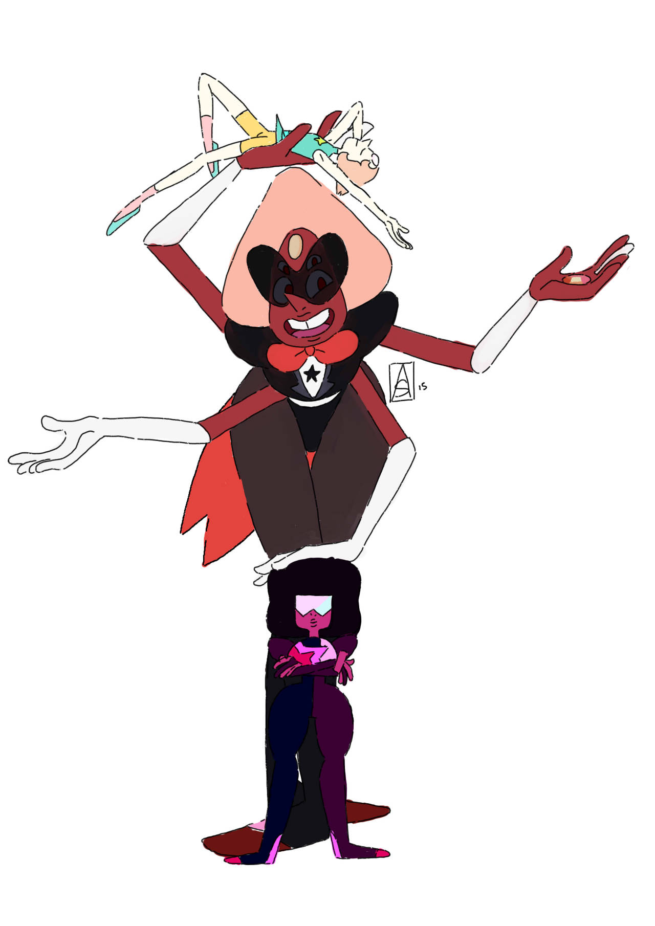 intheunidays:  Sardonyx and her lovely assistants 