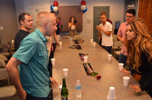 villegas-news:  Jasmine V playing games at 101.5 radio.