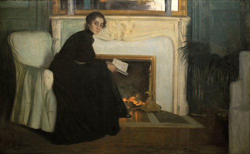 artishardgr:  Santiago Rusinol - Romantic Novel 1894  HD