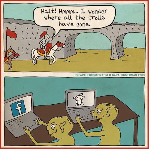 funnyandhilarious:  Where have all the trolls gone? »