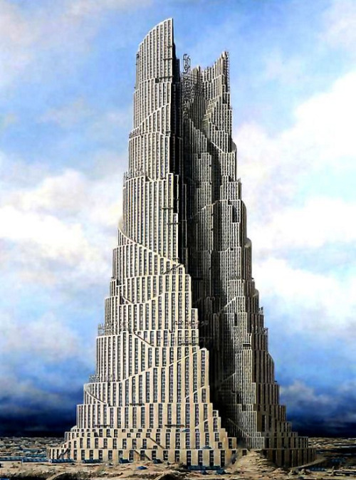 babelziggurat:Tower of Babel by Minoru Nomata • via Bibliothèque Infernale on FB