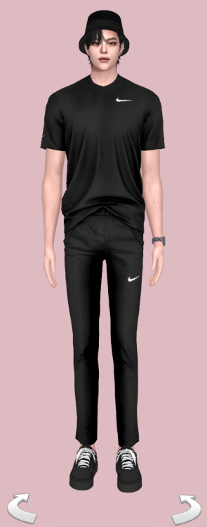  [RIMINGS] Nike Men’s Sportswear Set - FULL BODY- NEW MESH- ALL LODS- NORMAL MAP- 10 SWATCHES-