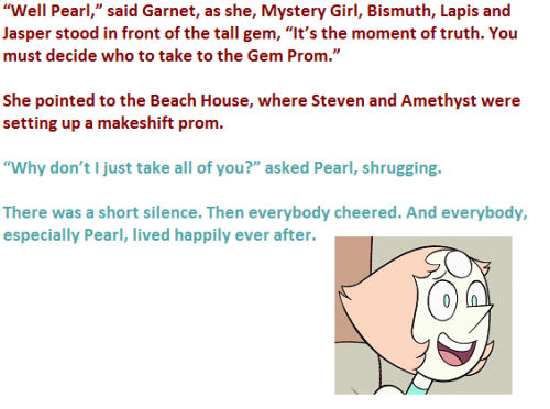 badficniverse:From the fanfic “Pearl Solves Anime”