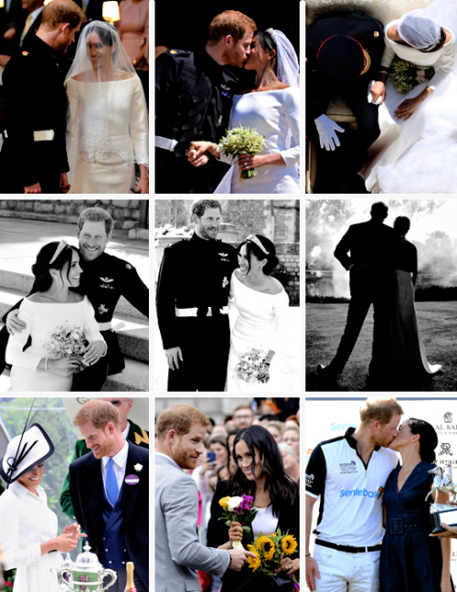 trh-thesussexes:Happy 3rd wedding anniversary Harry and Meghan! {05.19.2018}