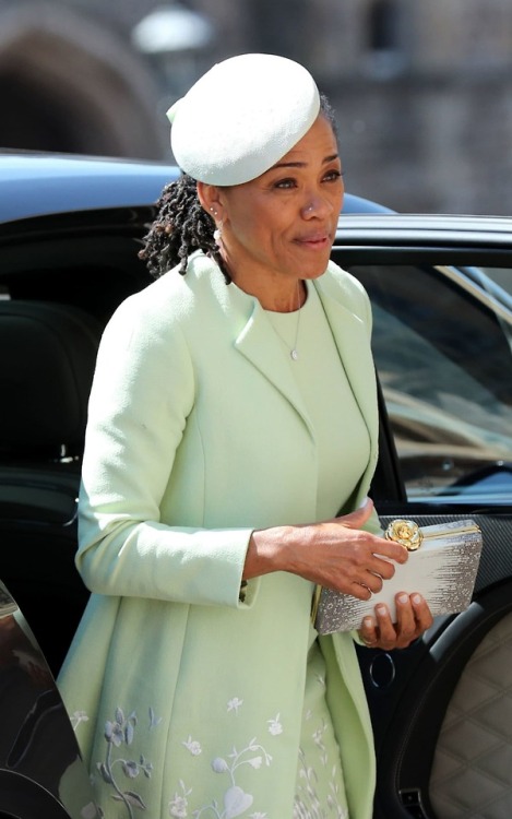 hrhmeghan:  Doria Ragland Appreciation Post: Mom Always Has Your BackThank you Doria for handling everything with grace, class, and beauty. Even though part of your had to be so nervous, you handled it all like you had been having tea with Queen and