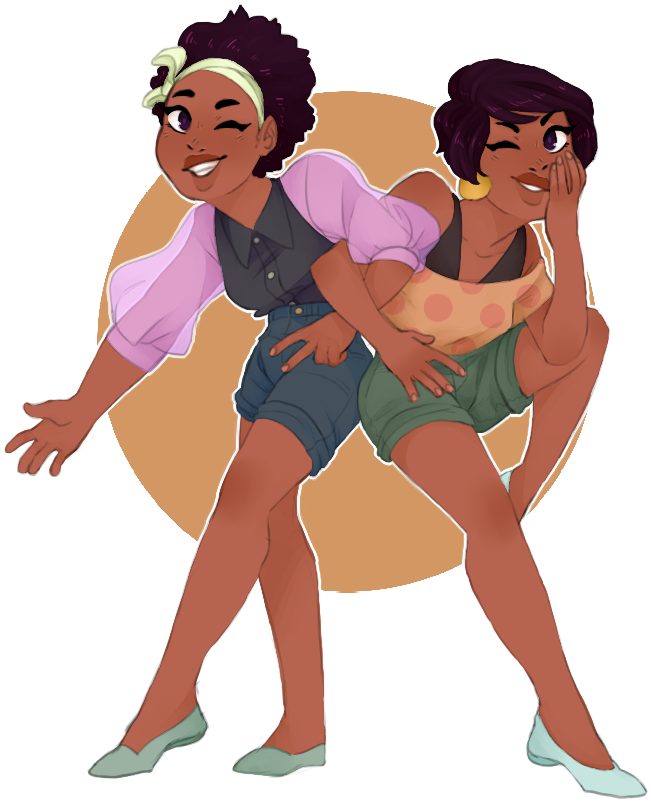 knightlystride:i doodled kiki and jenny B’]]