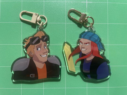 THEYRE HERE!! Go Get Your Very Own Minecraft Story Mode Charms And Stickers!! Very Soon Ill Be Releasing